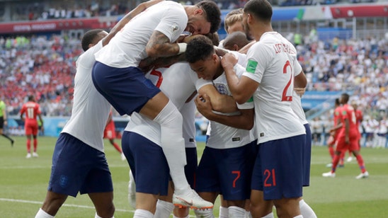 AP PHOTOS: England grand, Poland gone on Day 11 of World Cup