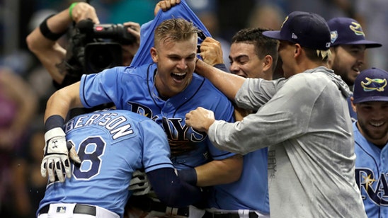 Bauers homers in 12th, Rays sweep Yankees with 7-6 win