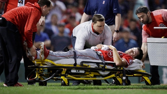 Angels reliever Jewell has broken leg, could miss season