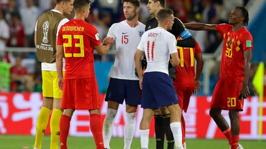 Belgium beats England 1-0, moves into tougher side of draw