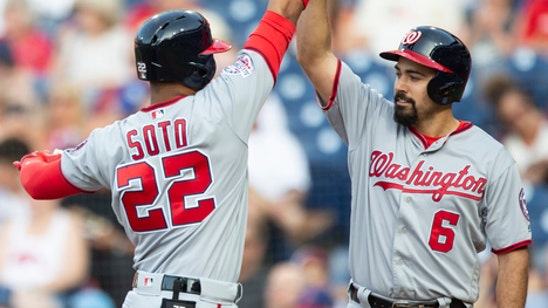 Soto has 2 of Nationals’ 7 homers in 17-7 rout of Phillies