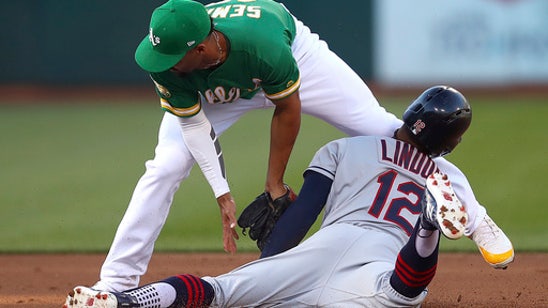 Blackburn leads A’s to 5th straight win, 3-1 over Indians