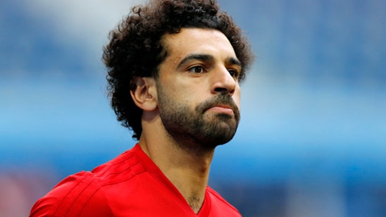 Egypt’s Salah greets fans who turned up at his doorstep