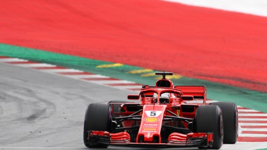 Vettel sets track record to lead Austrian GP final practice