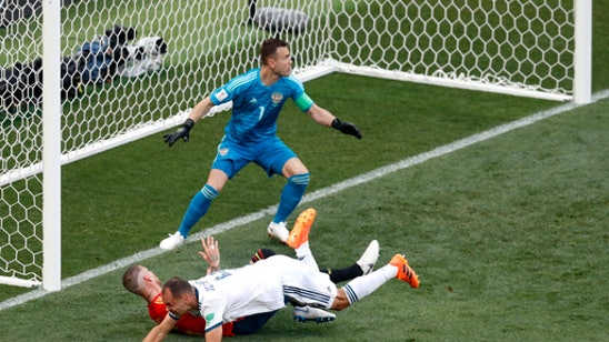 Russia defeats Spain in shootout at World Cup