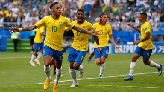 Neymar leads Brazil into World Cup quarterfinals