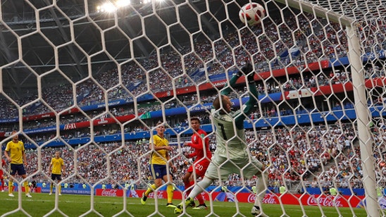 England reaches World Cup semifinals, beats Sweden 2-0