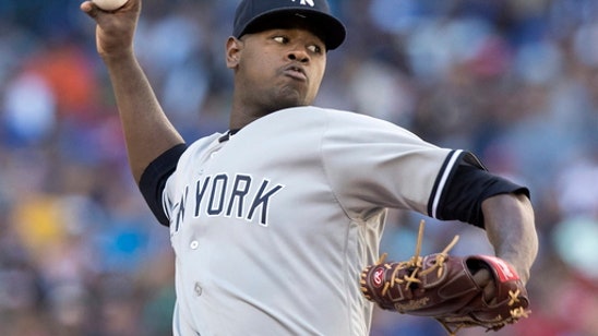 Severino gets 14th win, Chapman hurt as Yanks beat Jays 8-5
