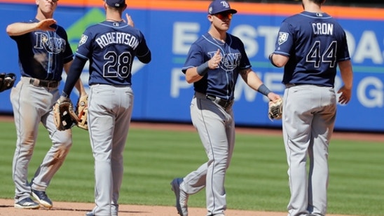 Eovaldi flirts with perfection as Rays rout Mets 9-0