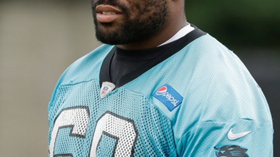 Panthers tackle Daryl Williams hurts leg, carted off field