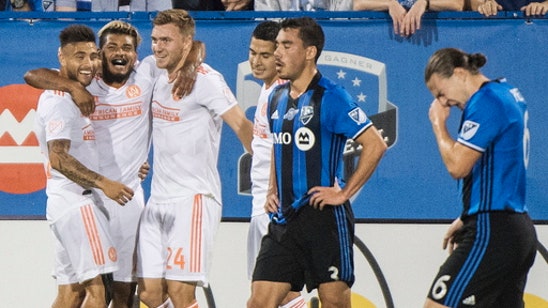 Martinez scores 24th, 25th goals, Atlanta tops Impact 2-1
