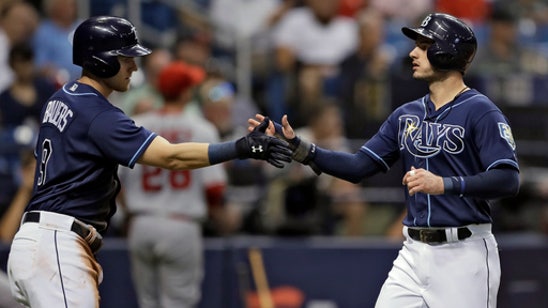 Beeks gets 1st win, Rays sweep Angels with 4-2 win