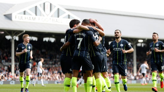 Man City top of Premier League after beating Fulham 2-0
