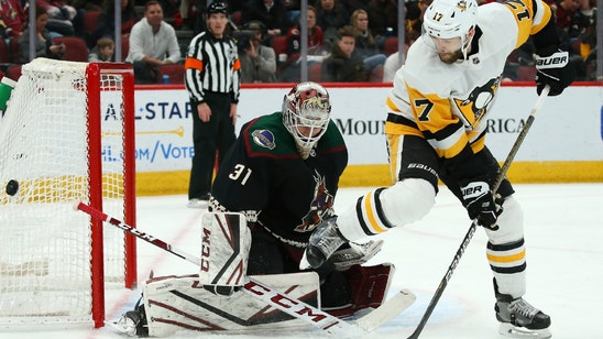 Blueger scores in 8th round of SO, Penguins beat Coyotes