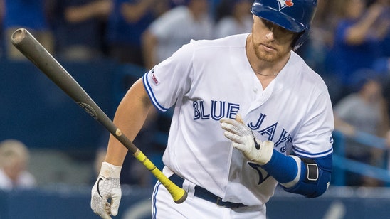Drury hits first career grand slam, Jays rout Rangers 19-4