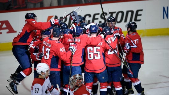 Capitals beat Hurricanes 4-3 on OT for 2-0 series lead