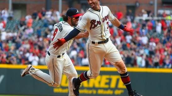 Swanson, catcher’s interference call help Braves top Marlins