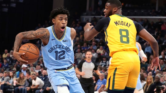 Morant scores 25 points, Grizzlies beat Jazz 107-106