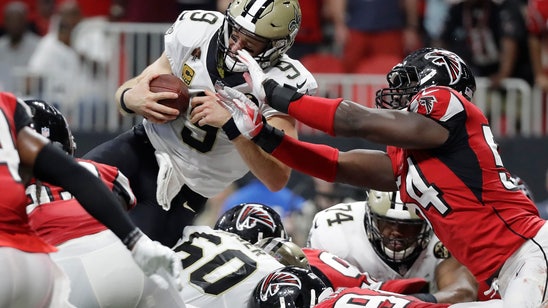Drew Brees’ TD run in OT lifts Saints past Falcons 43-37