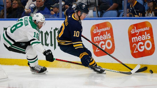 Olofsson sets rookie record in Sabres' 4-0 win over Stars