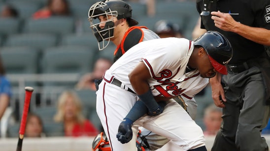 Acuna hit by Urena’s first pitch; Braves, Marlins brawl