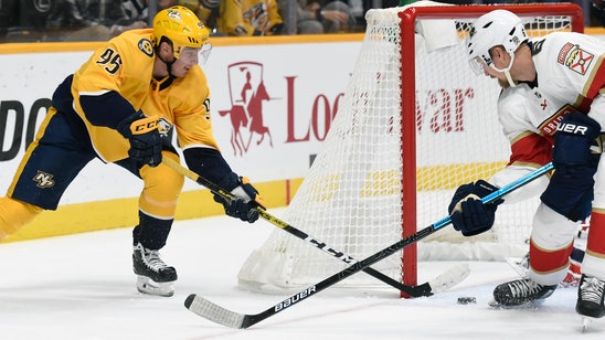 Trocheck's shootout goal gives Panthers 3-2 win over Preds