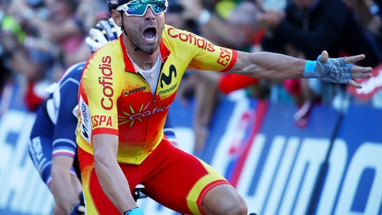 Spain’s Alejandro Valverde sprints to road race world title