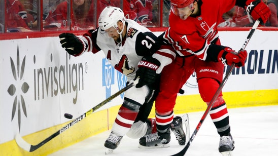 Foegele ends scoring drought, Hurricanes blank Coyotes 3-0