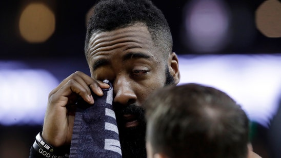James Harden played with blurred vision and stinging eyes