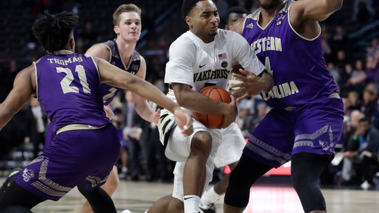 Wake Forest holds off Western Carolina 71-64