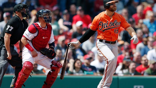 Davis stops record skid at 0 for 54, O’s top Red Sox 9-5