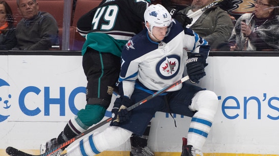 Connor, Hellebuyck propel Jets to 3-0 win over Ducks