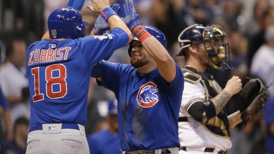 Schwarber's slam powers Cubs to 10-5 win over Brewers