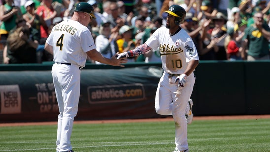 Marcus Semien hits grand slam, solo homer as A's beat Twins