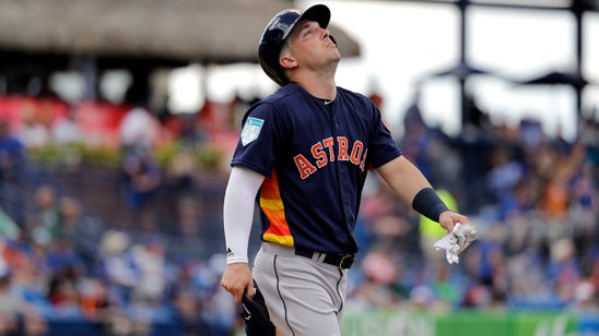 Coming off injury, Astros’ Bregman plunked in spring debut