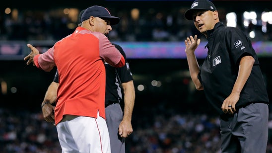 Benintendi, Cora, Woodward ejected in Rangers-Red Sox game