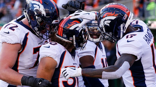 Lindsay leads Denver to 3rd straight win, 24-10 over Bengals