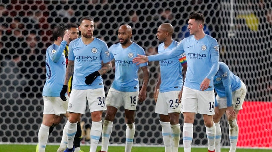 Man City beats Watford 2-1, moves 5 points clear in EPL