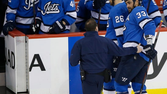 Jets coach: Byfuglien "out a while" with lower-body injury
