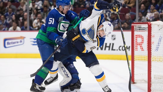 Blues' Alex Steen out 4 weeks with high ankle sprain