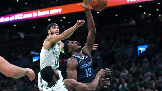 Tatum scores 23 before injury, Celtics down Grizzlies 119-95