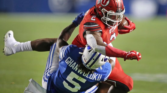 Moss runs for TD, No. 14 Utah beats BYU 30-12 in opener