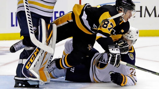 Sheary scores twice against old team, Sabres beat Penguins