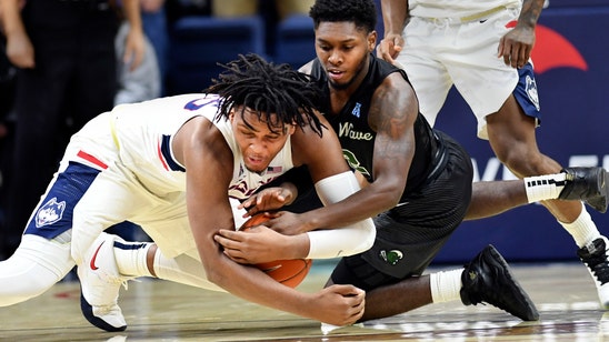 UConn beats Tulane 67-61 for season's first conference win