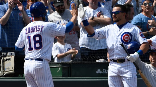 Cubs rout Pirates 10-0 in home opener after Lester departs