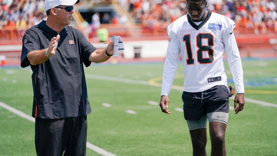 Bengals receiver A.J. Green hurt, carted off 1st practice