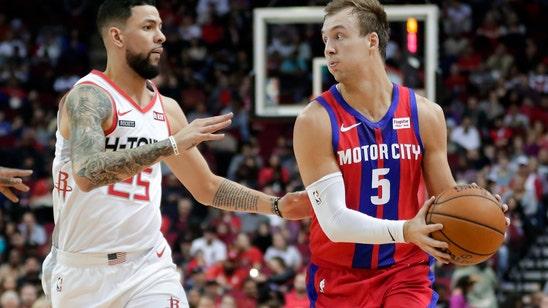 Kennard and Rose help Pistons over Rockets 115-107