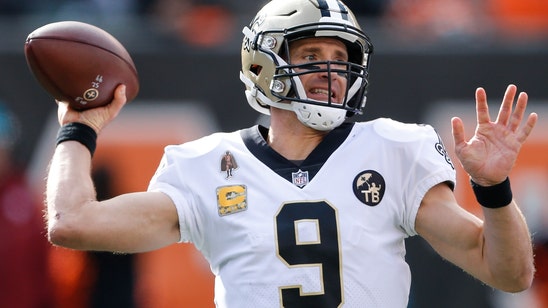 Brees passes Favre with 3 TDs, Saints  crush Bengals 51-14