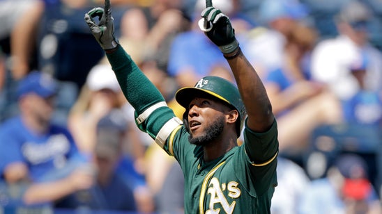 Profar homers, A's hold off Royals 9-8 to take 4-game series