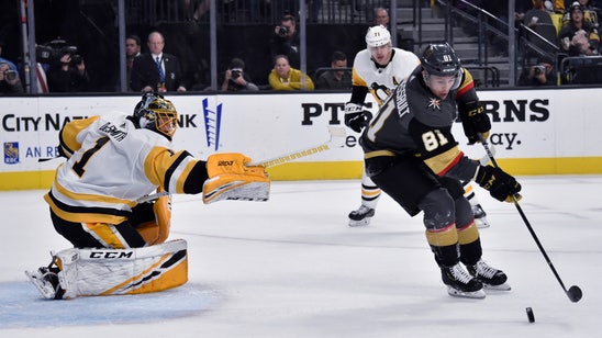 Marchessault’s hat trick helps Vegas beat Penguins 7-3